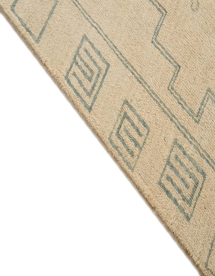 Detail image of  6' 6 x 9' 8  Hand Knotted Moroccan Wool Rug