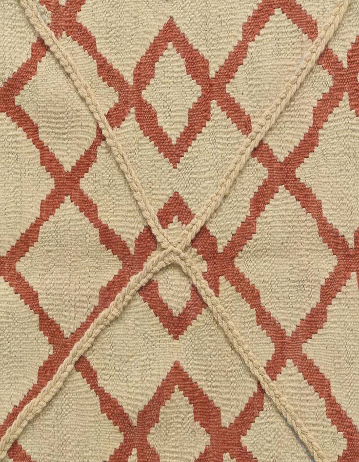 Detail image of  6' 4 x 8'  Hand Knotted Moroccan Wool Rug