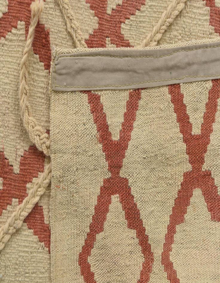 Detail image of  6' 4 x 8'  Hand Knotted Moroccan Wool Rug