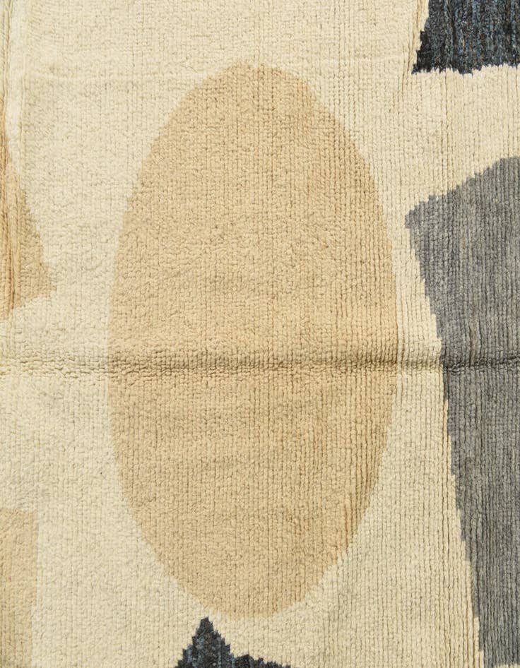 Detail image of  10' 3 x 12' 6  Hand Knotted Moroccan Wool Rug