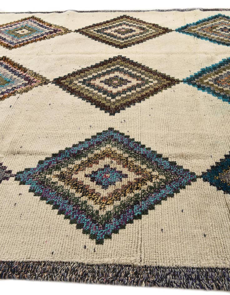 Detail image of  9' x 12' 4  Hand Knotted Moroccan Wool Rug