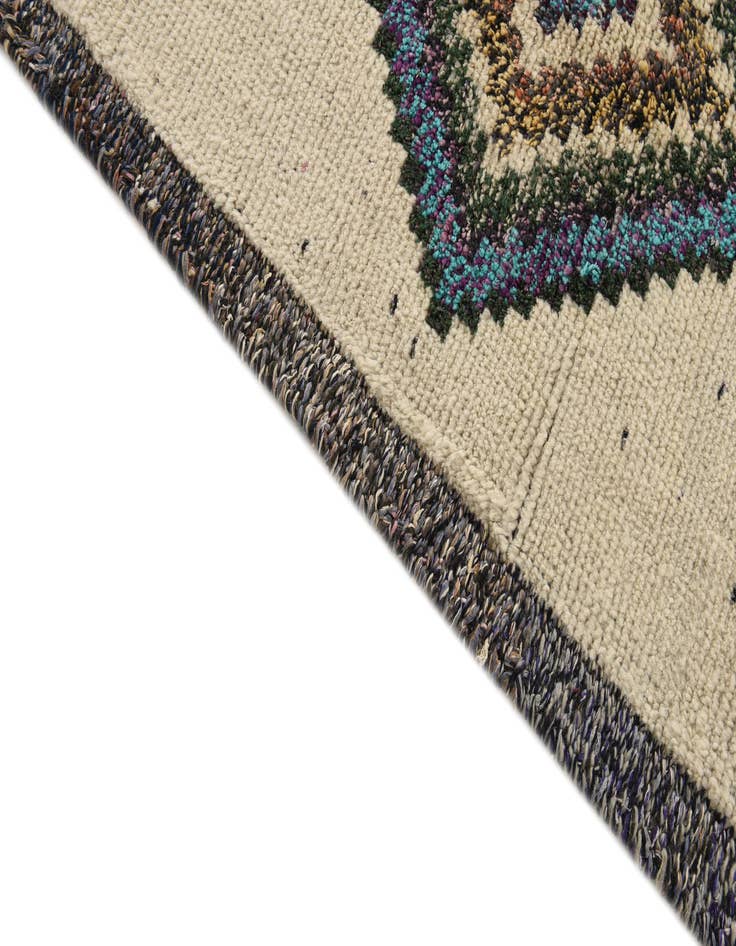 Detail image of  9' x 12' 4  Hand Knotted Moroccan Wool Rug