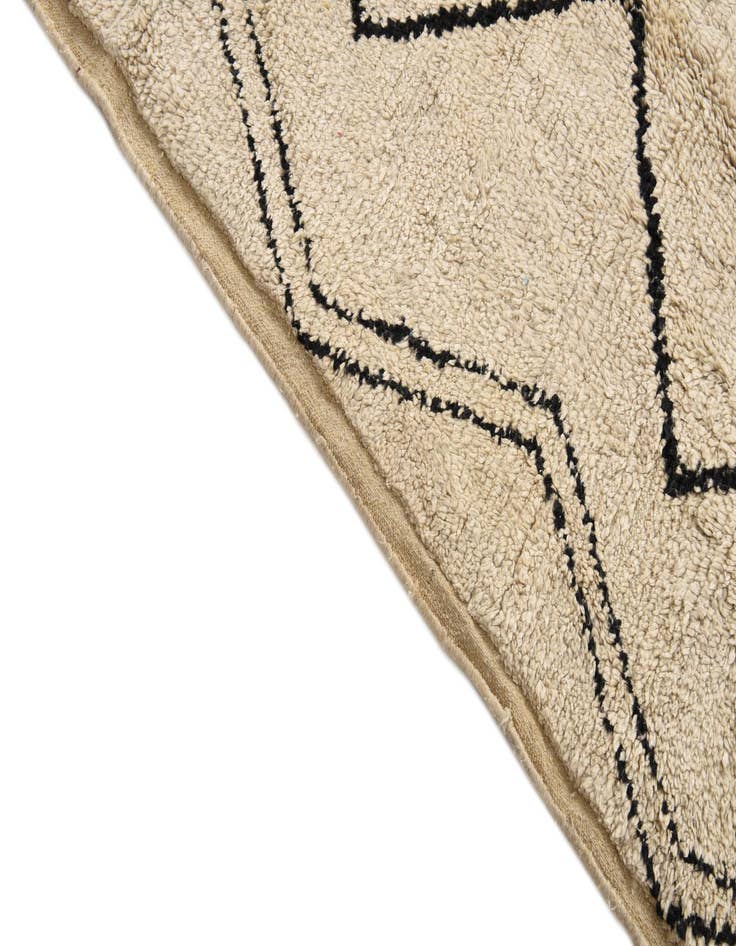 Detail image of  7' 7 x 9' 8  Hand Knotted Moroccan Wool Rug