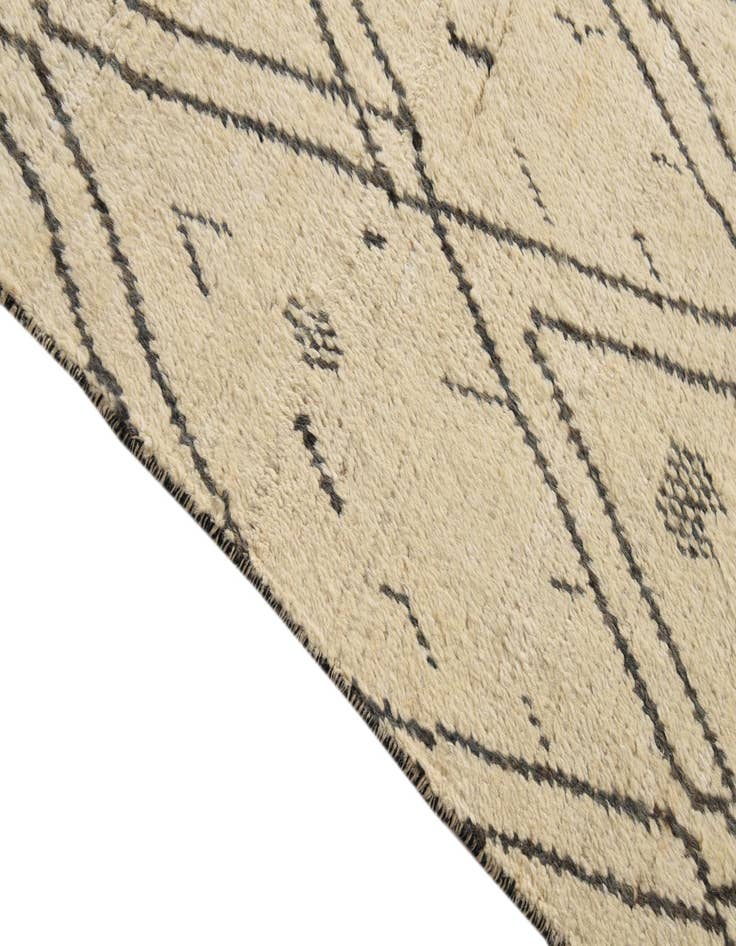 Detail image of  9' 10 x 14' 7  Hand Knotted Moroccan Wool Rug