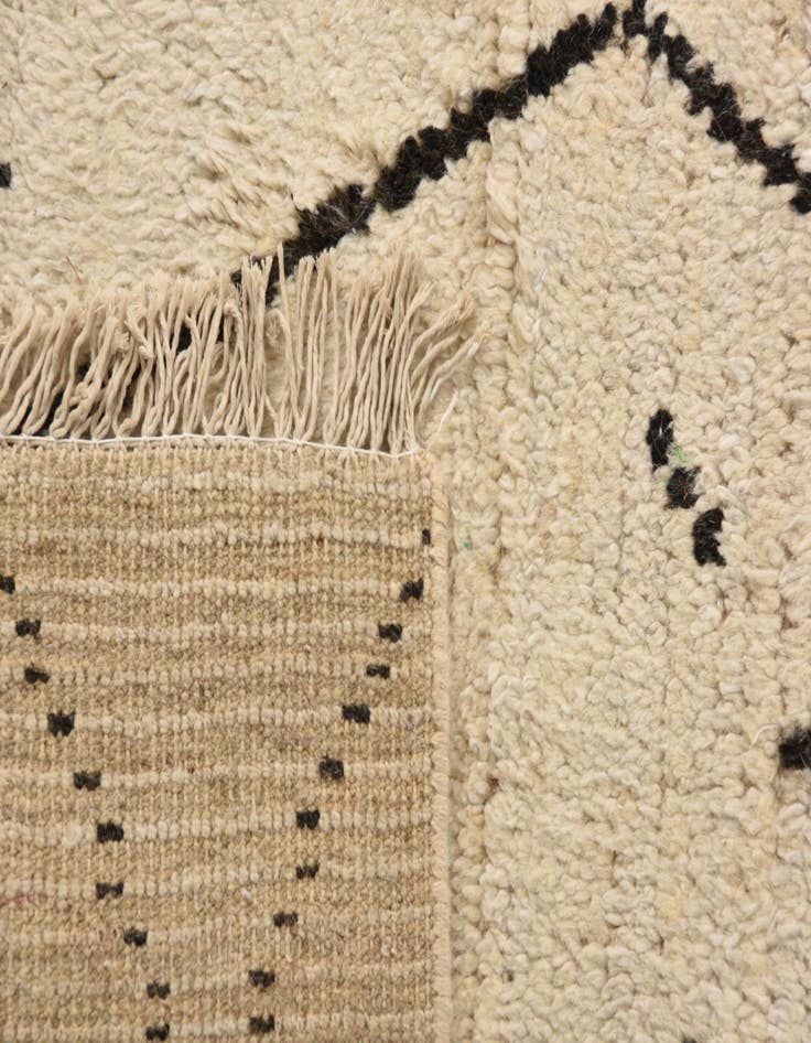 Detail image of  10' x 14' 6  Hand Knotted Moroccan Wool Rug