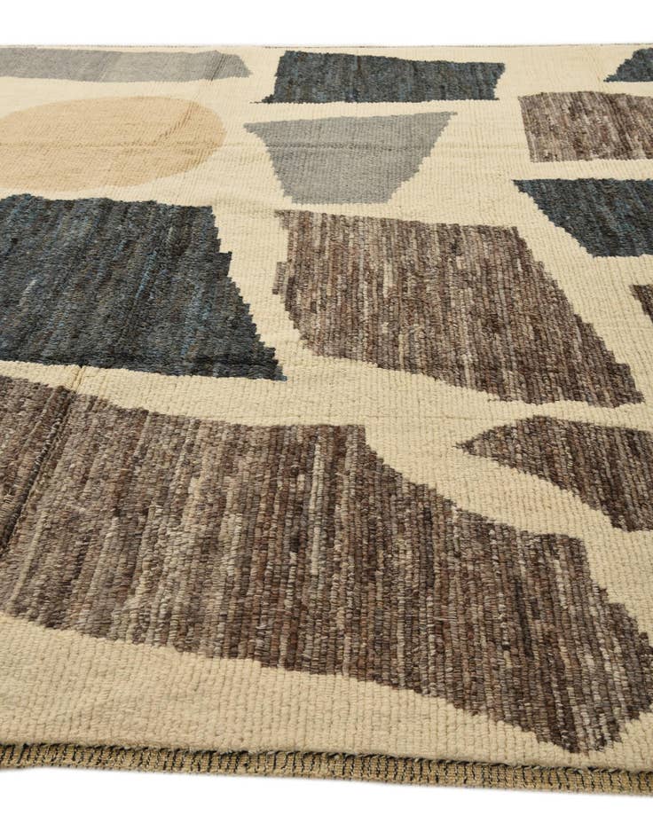 Detail image of  8' 11 x 14' 1  Hand Knotted Moroccan Wool Rug