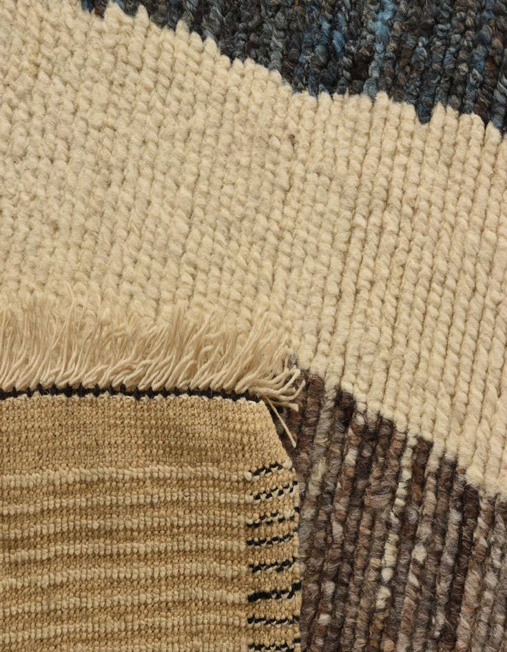 Detail image of  8' 11 x 14' 1  Hand Knotted Moroccan Wool Rug