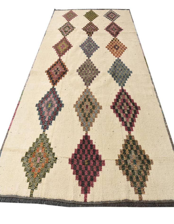 Detail image of  9' x 12' 8  Hand Knotted Moroccan Wool Rug