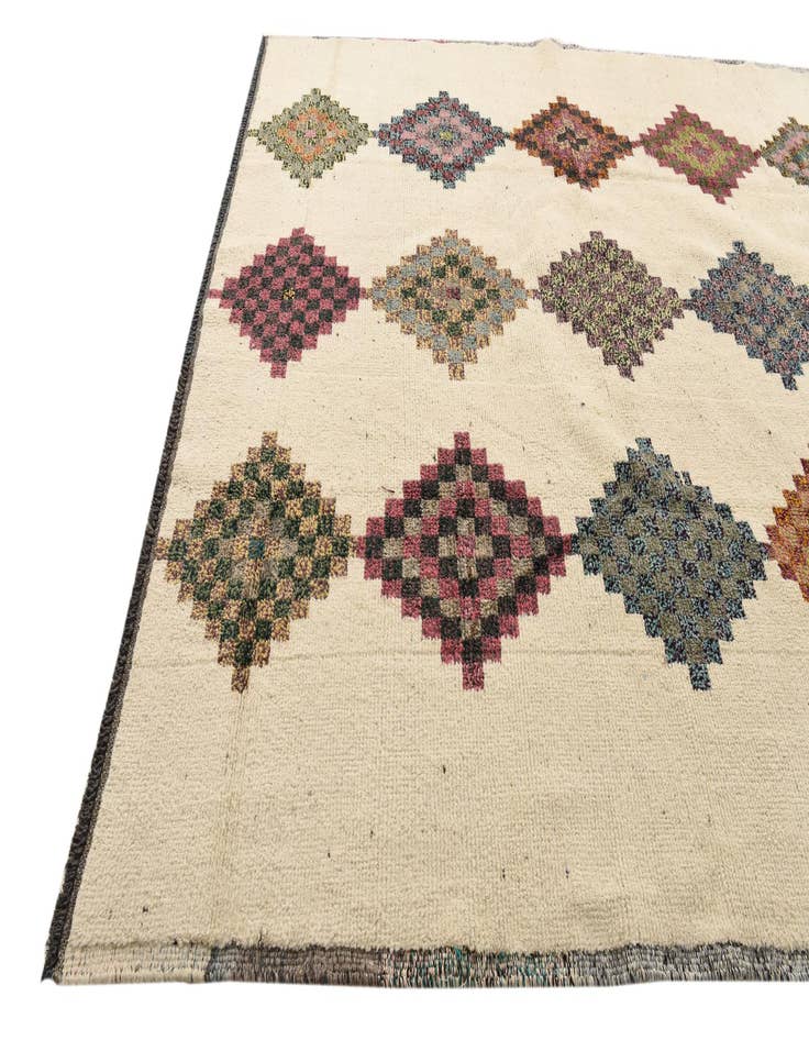 Detail image of  9' x 12' 8  Hand Knotted Moroccan Wool Rug