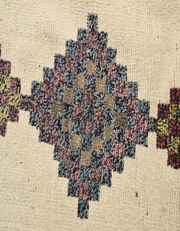 Detail image of  9' x 12' 8  Hand Knotted Moroccan Wool Rug