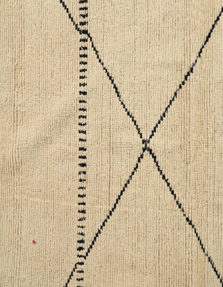 Detail image of  8' 2 x 10' 7  Hand Knotted Moroccan Wool Rug