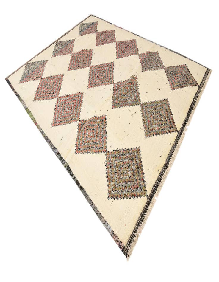 Detail image of  8' 3 x 10' 9  Hand Knotted Moroccan Wool Rug