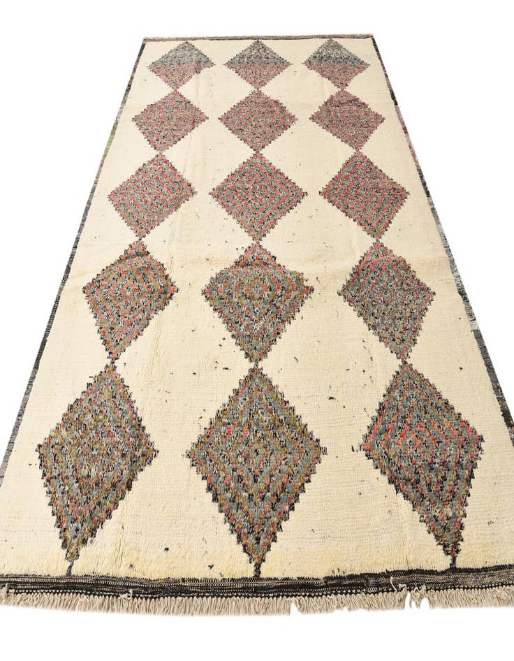 Detail image of  8' 3 x 10' 9  Hand Knotted Moroccan Wool Rug