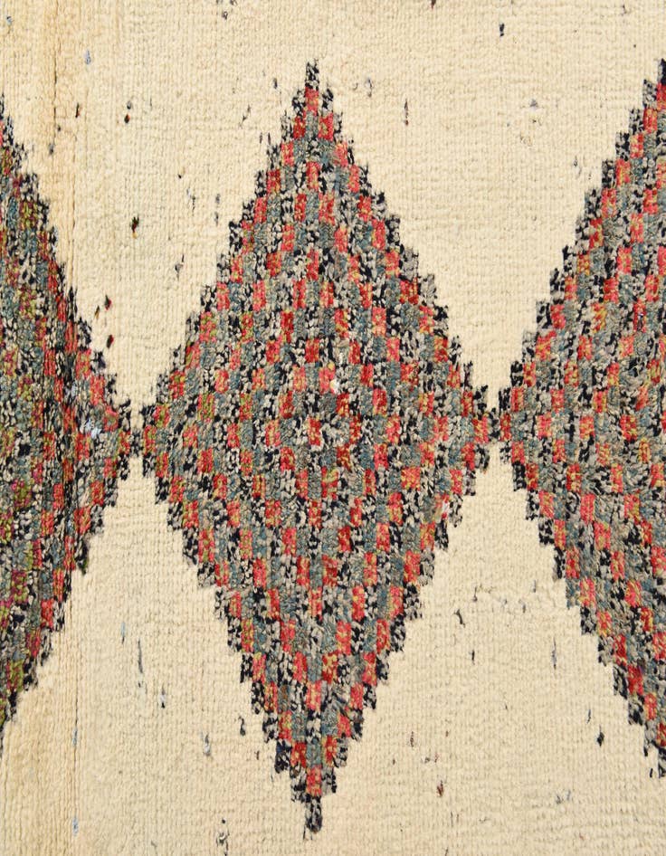 Detail image of  8' 3 x 10' 9  Hand Knotted Moroccan Wool Rug