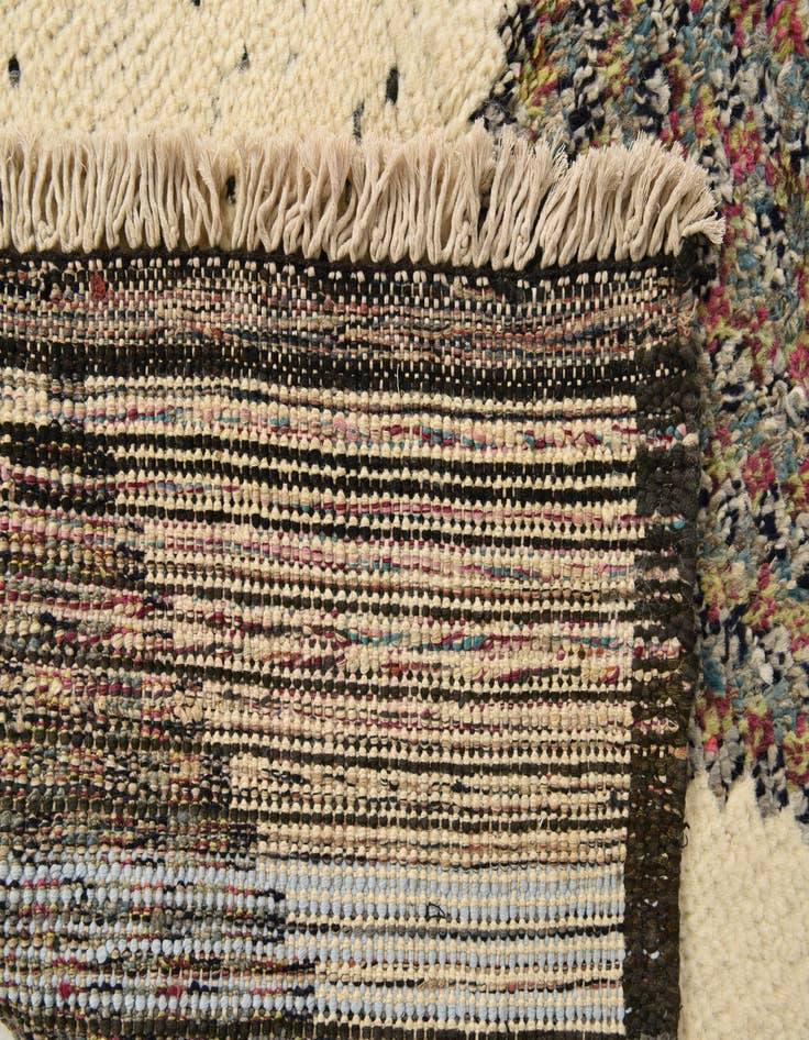Detail image of  8' 3 x 10' 9  Hand Knotted Moroccan Wool Rug