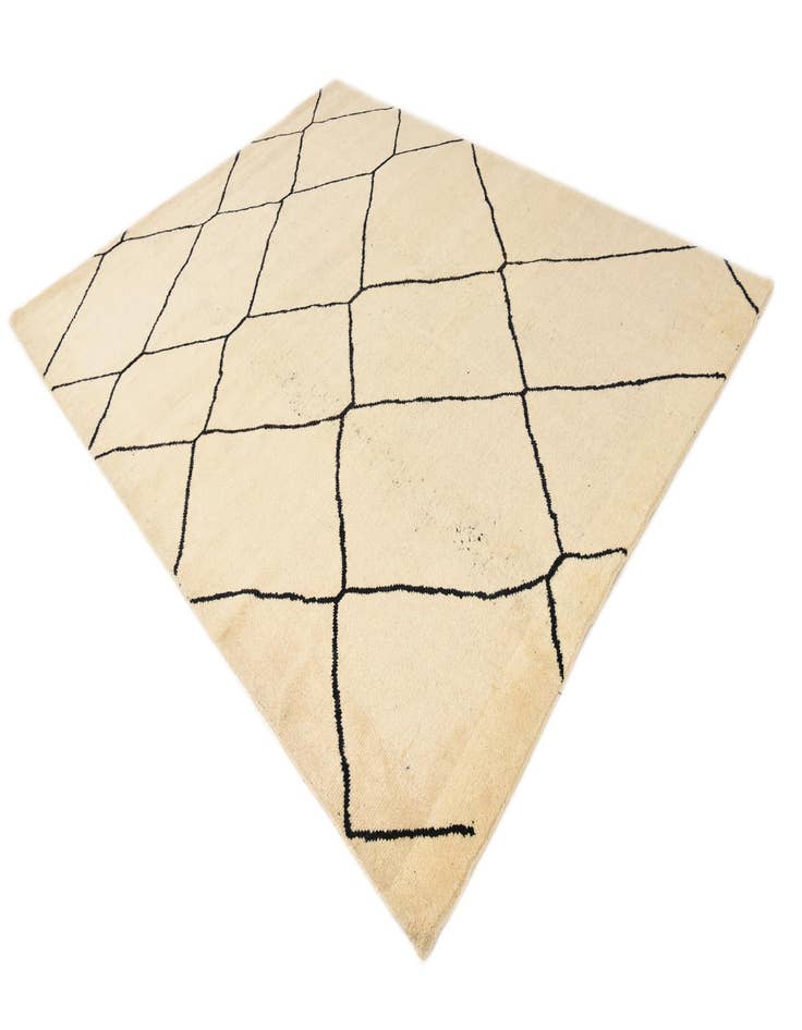 Detail image of  8' x 10' 2  Hand Knotted Moroccan Wool Rug