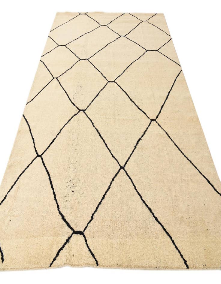 Detail image of  8' x 10' 2  Hand Knotted Moroccan Wool Rug