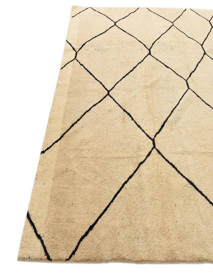 Detail image of  8' x 10' 2  Hand Knotted Moroccan Wool Rug