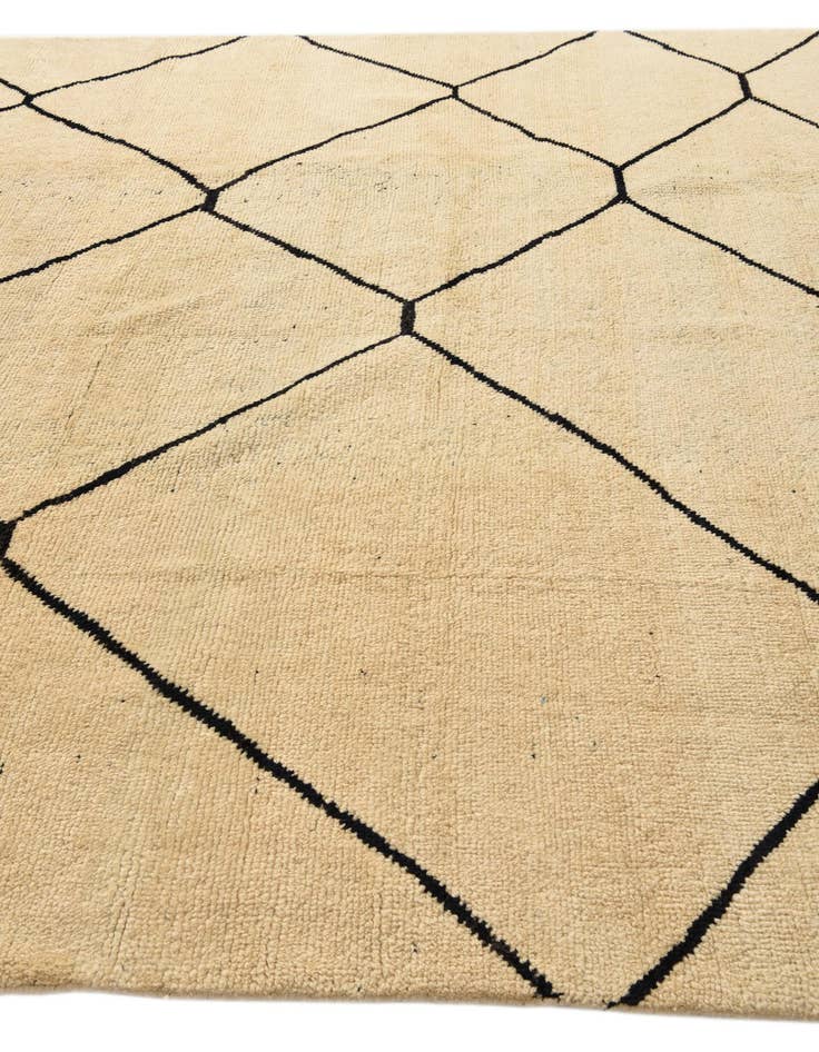 Detail image of  8' x 10' 2  Hand Knotted Moroccan Wool Rug