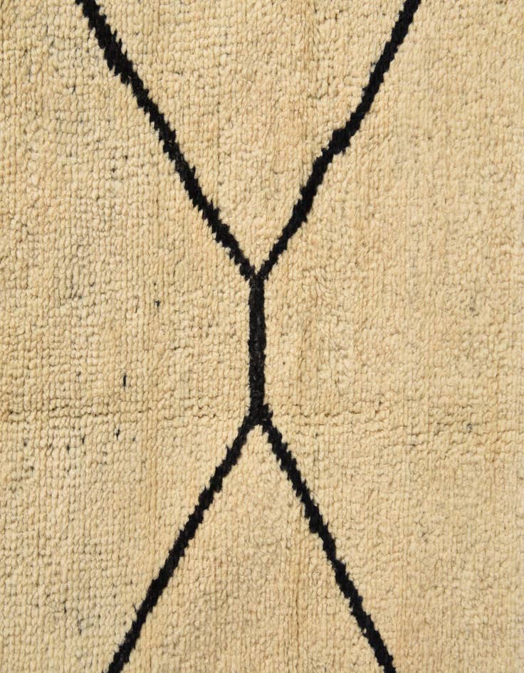 Detail image of  8' x 10' 2  Hand Knotted Moroccan Wool Rug