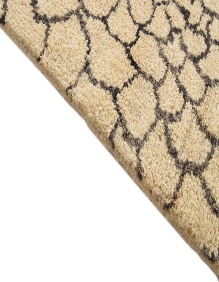 Detail image of  5' 9 x 8' 1  Hand Knotted Moroccan Wool Rug