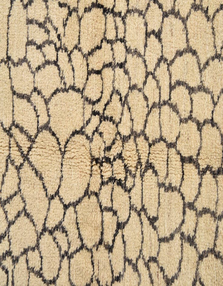 Detail image of  5' 9 x 8' 1  Hand Knotted Moroccan Wool Rug