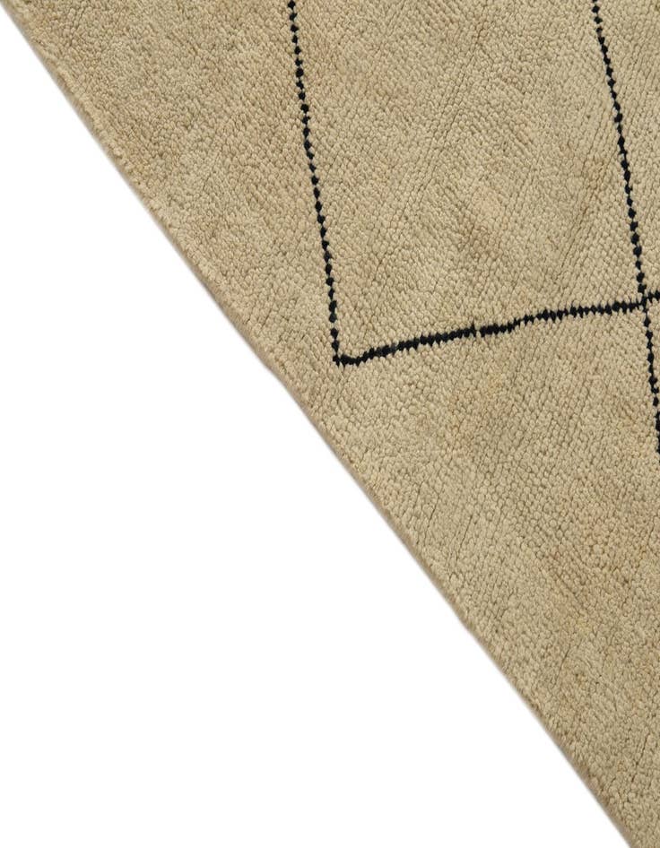 Detail image of  8' 3 x 10'  Hand Knotted Moroccan Wool Rug