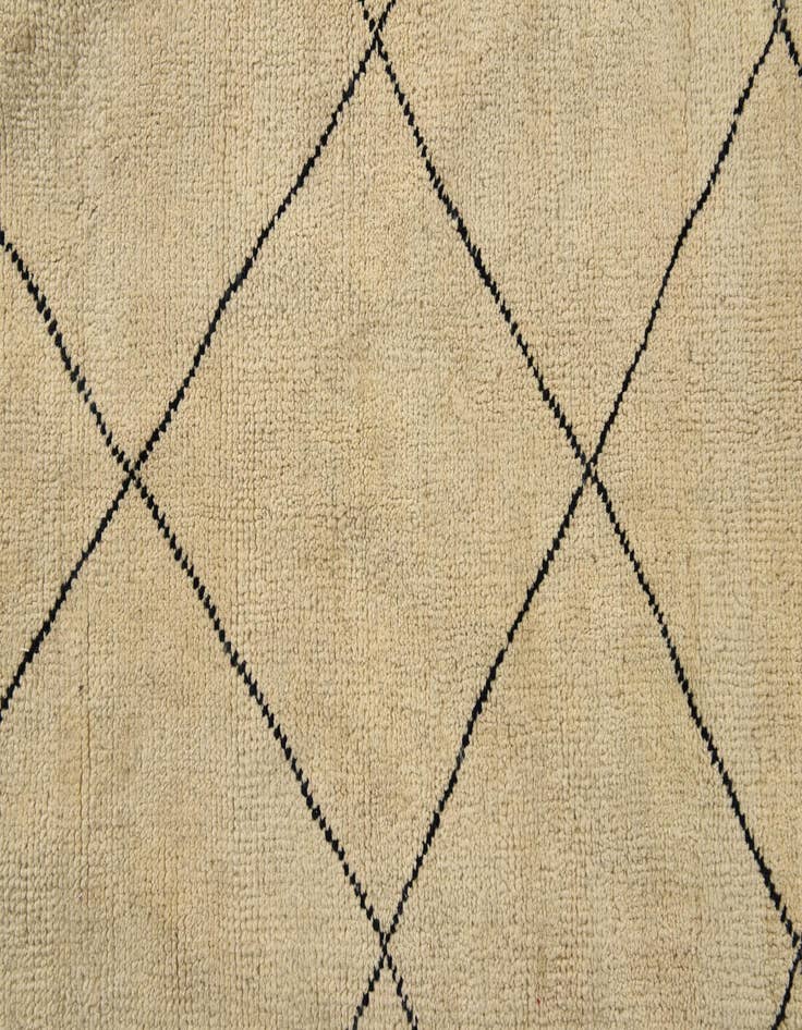 Detail image of  8' 3 x 10'  Hand Knotted Moroccan Wool Rug