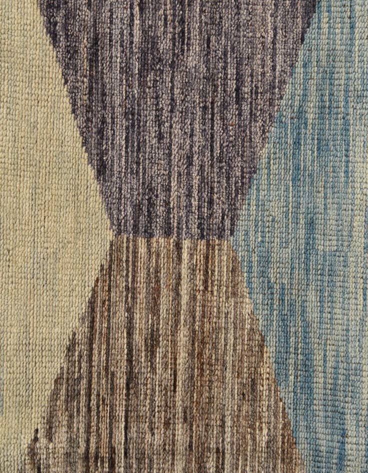 Detail image of  7' 8 x 9' 7  Hand Knotted Moroccan Wool Rug