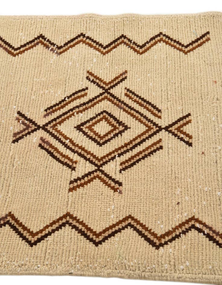 Detail image of  3' x 5' 6  Hand Knotted Moroccan Wool Rug
