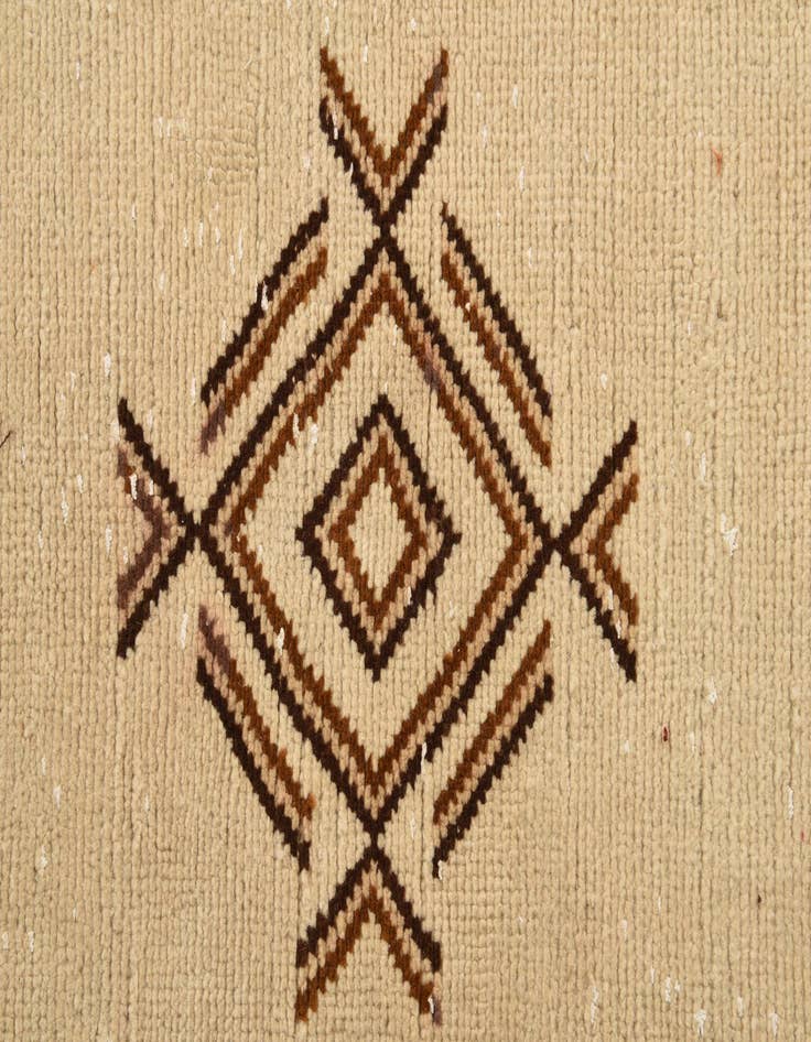 Detail image of  3' x 5' 6  Hand Knotted Moroccan Wool Rug