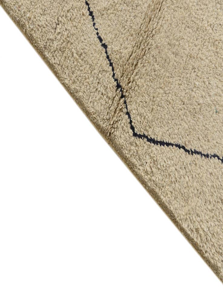 Detail image of  5' 8 x 7' 2  Hand Knotted Moroccan Wool Rug