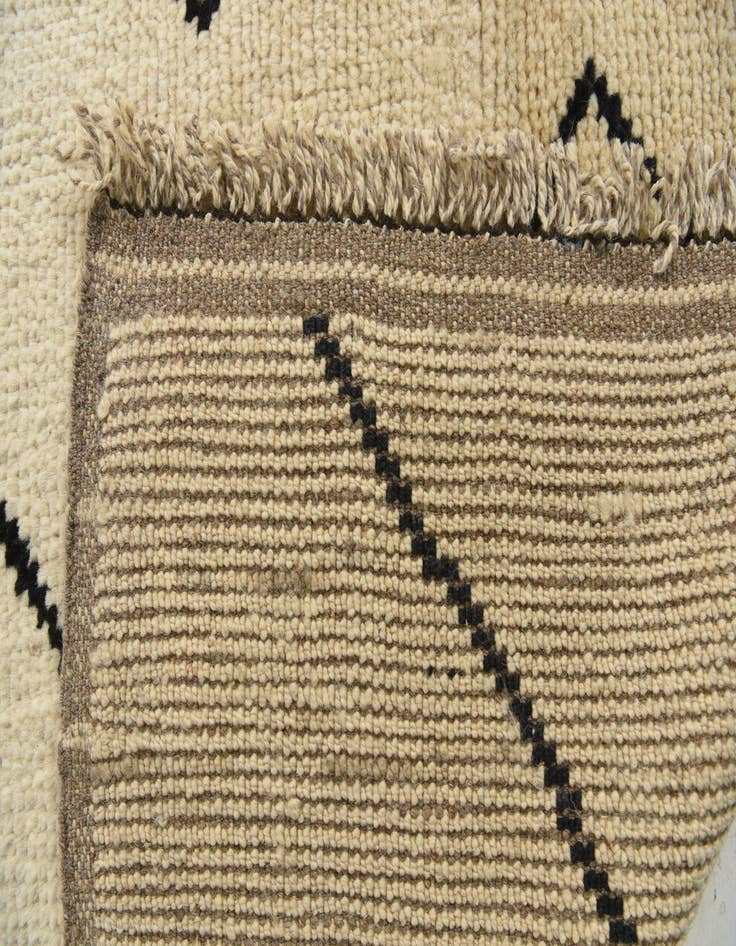 Detail image of  5' 5 x 8' 5  Hand Knotted Moroccan Wool Rug