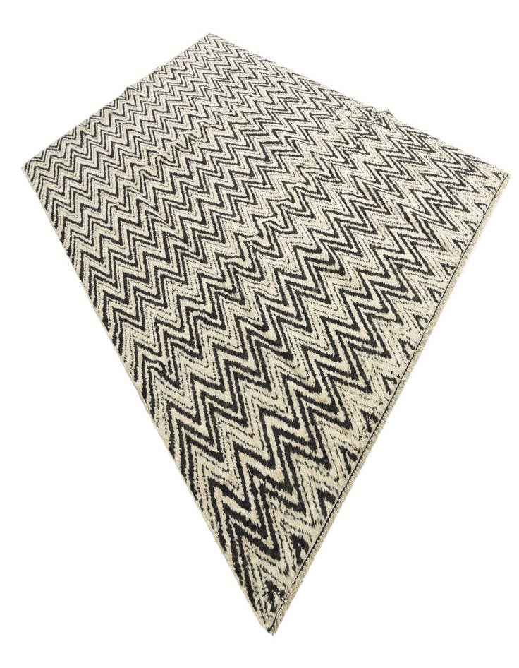 Detail image of  8' 6 x 12' 7  Hand Knotted Moroccan Wool Rug