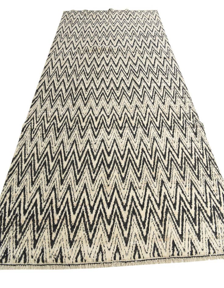 Detail image of  8' 6 x 12' 7  Hand Knotted Moroccan Wool Rug