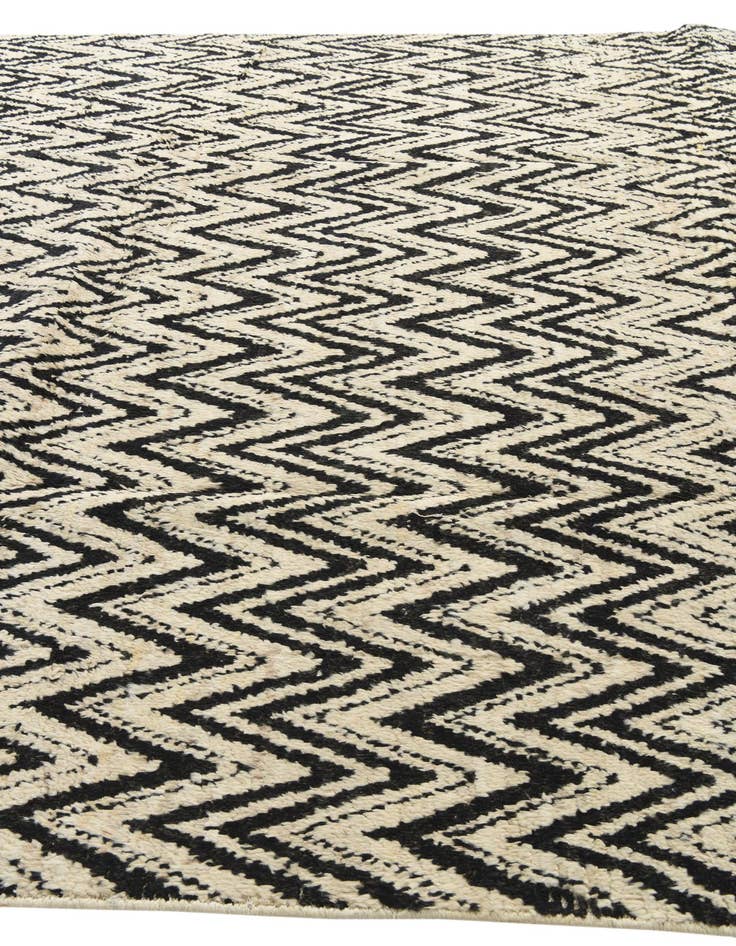 Detail image of  8' 6 x 12' 7  Hand Knotted Moroccan Wool Rug
