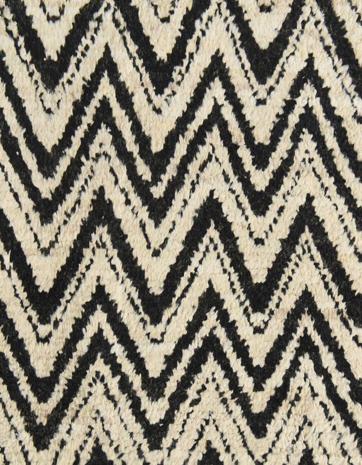 Detail image of  8' 6 x 12' 7  Hand Knotted Moroccan Wool Rug