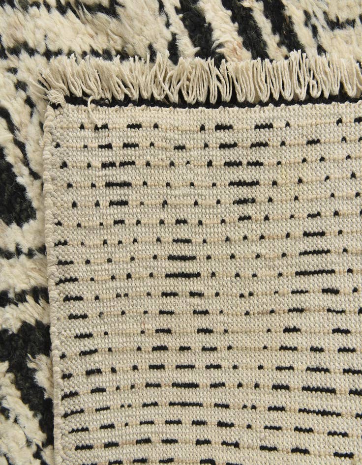 Detail image of  8' 6 x 12' 7  Hand Knotted Moroccan Wool Rug