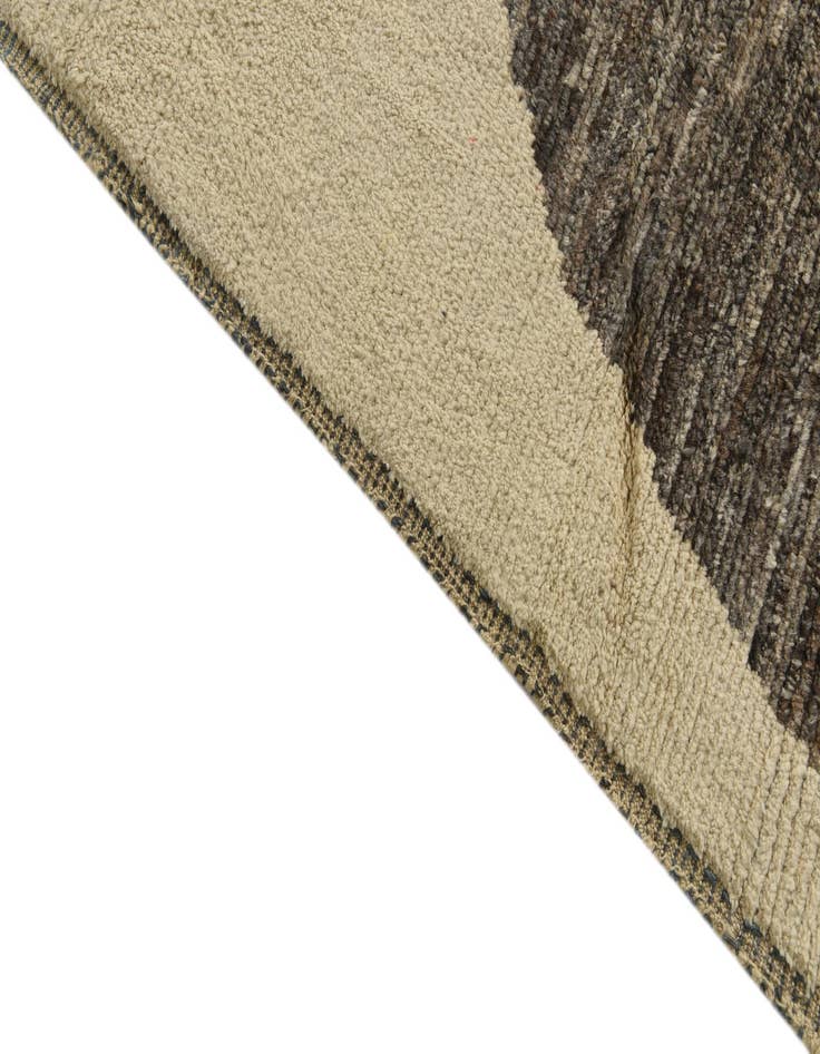 Detail image of  10' 5 x 14' 8  Hand Knotted Moroccan Wool Rug