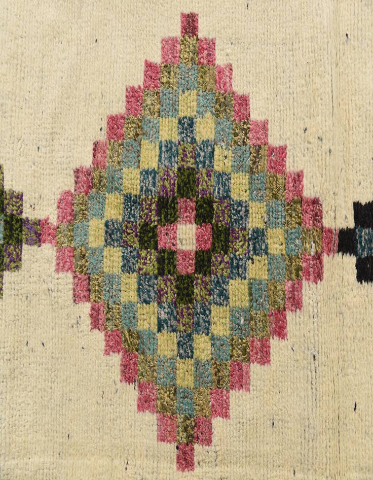 Detail image of  8' 8 x 12' 4  Hand Knotted Moroccan Wool Rug