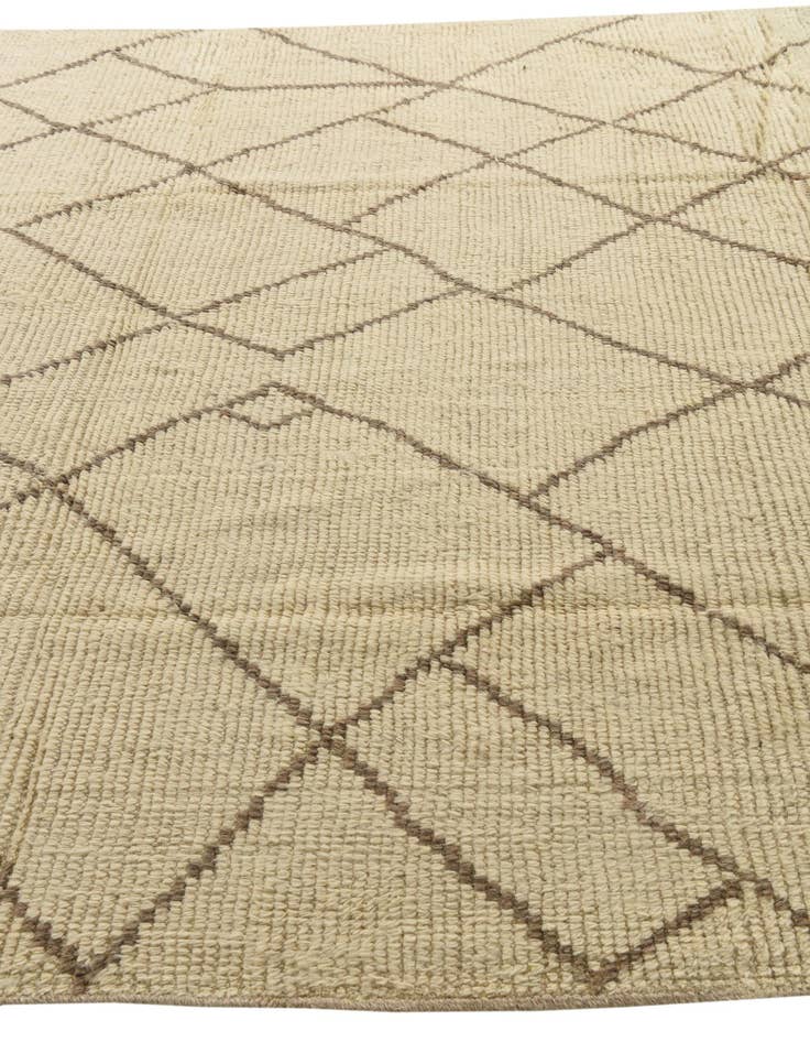 Detail image of  8' 5 x 10' 9  Hand Knotted Moroccan Wool Rug