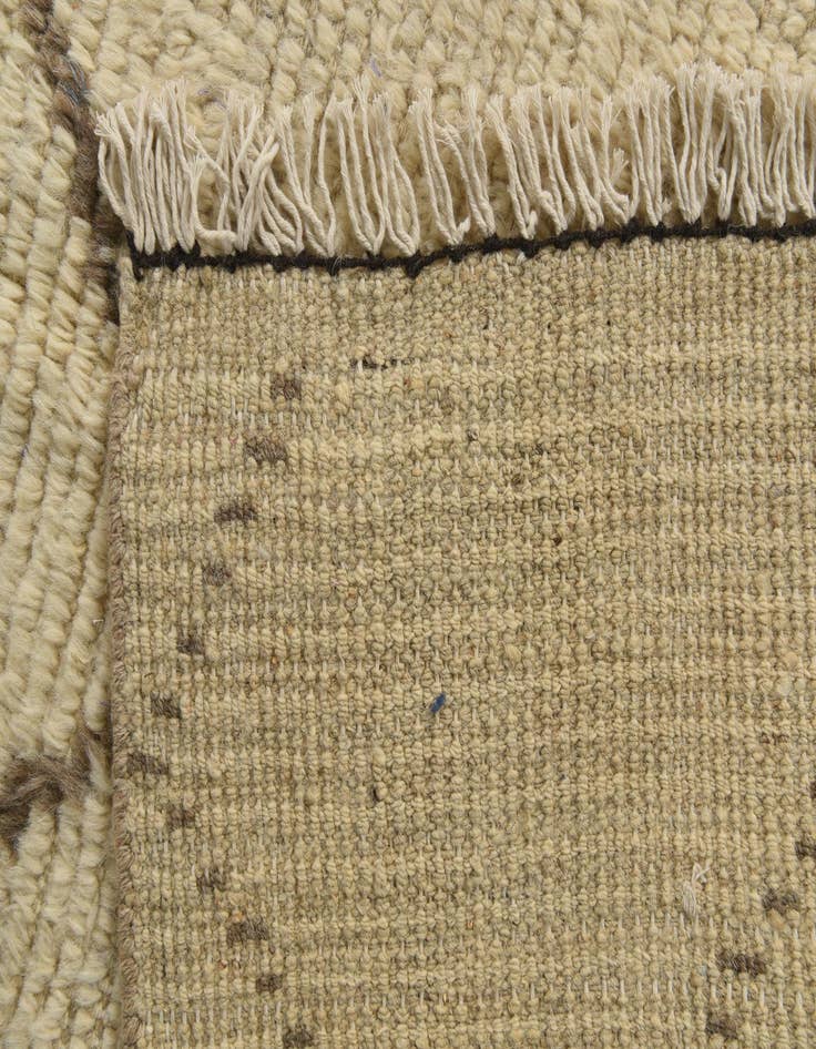 Detail image of  8' 5 x 10' 9  Hand Knotted Moroccan Wool Rug