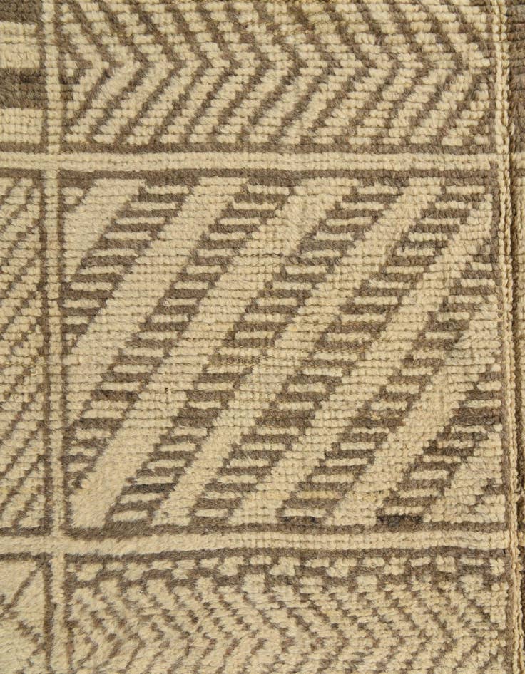 Detail image of  8' 5 x 10' 6  Hand Knotted Moroccan Wool Rug