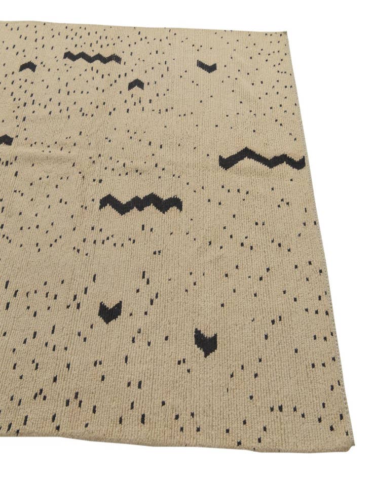 Detail image of  5' 5 x 8' 1  Hand Knotted Moroccan Wool Rug