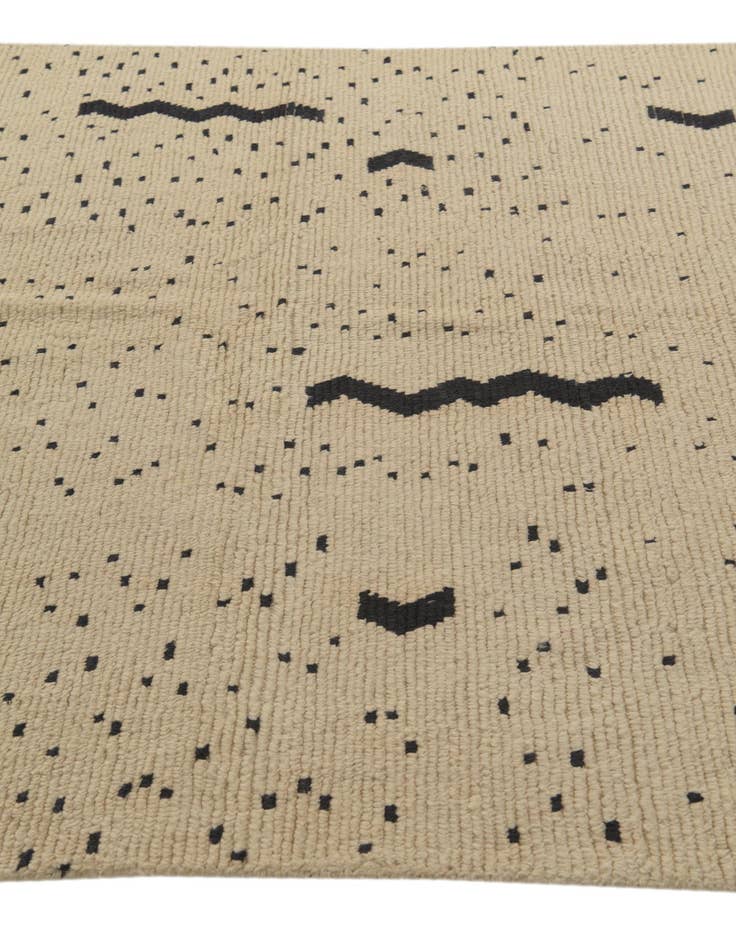 Detail image of  5' 5 x 8' 1  Hand Knotted Moroccan Wool Rug