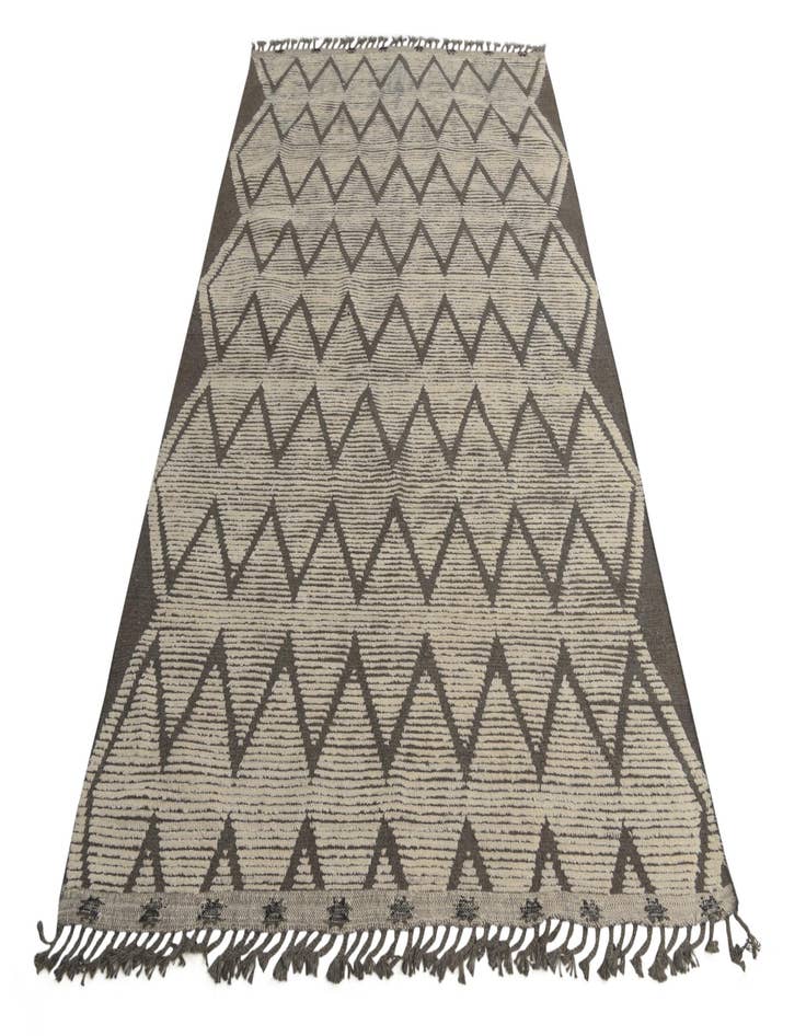 Detail image of 5' 10 x 9' 3 Hand Knotted Moroccan Wool Rug