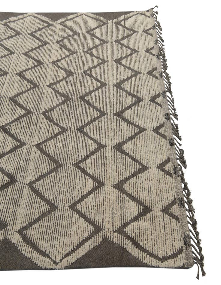 Detail image of 5' 10 x 9' 3 Hand Knotted Moroccan Wool Rug