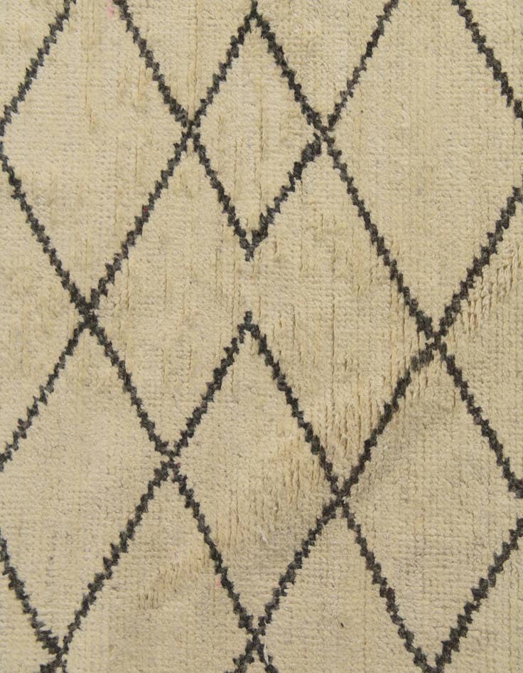 Detail image of  10' x 14' 9  Hand Knotted Moroccan Wool Rug