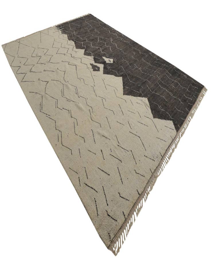 Detail image of  12' x 16' 2  Hand Knotted Moroccan Wool Rug