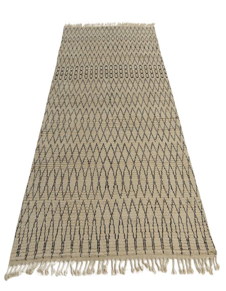 Detail image of 5' 9 x 9' 3 Hand Knotted Moroccan Wool Rug